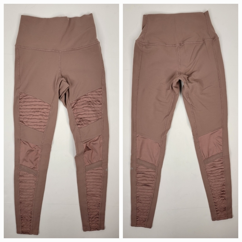 Alo Yoga XS/S Moto Leggings High Rise Full Length